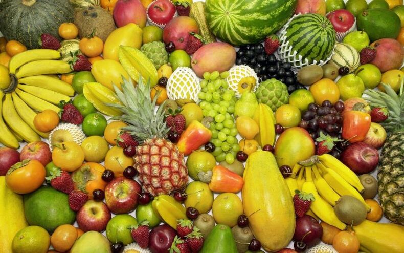 frutas para dieta 6 pétalas