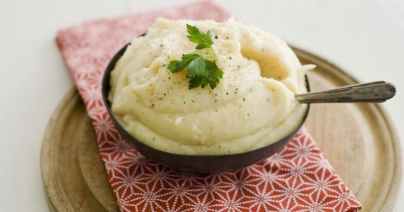 purê de batatas para a dieta 6 pétalas