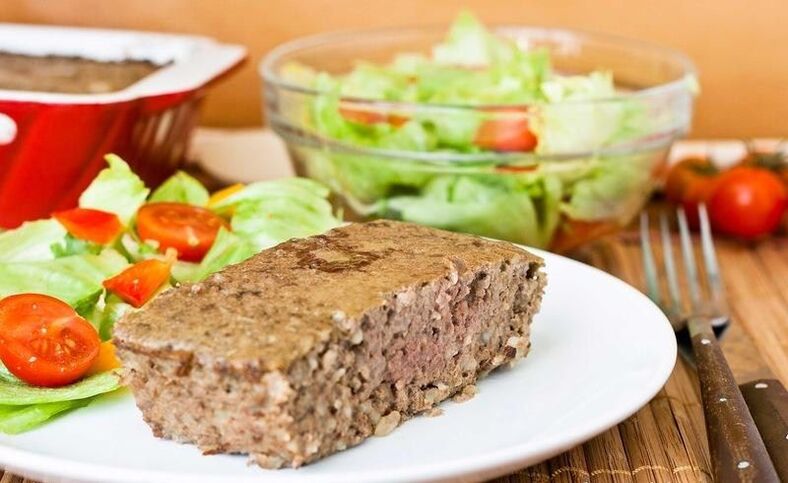 pudim de carne cozido no vapor para pancreatite