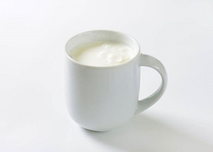 caneca de iogurte de emagrecimento
