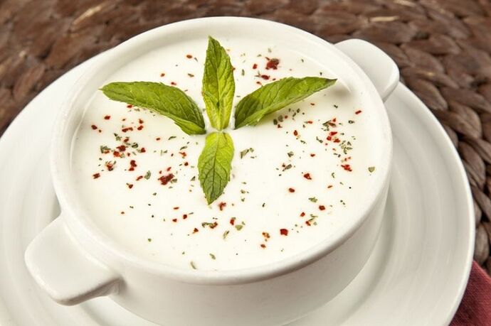 sopa de iogurte para emagrecer