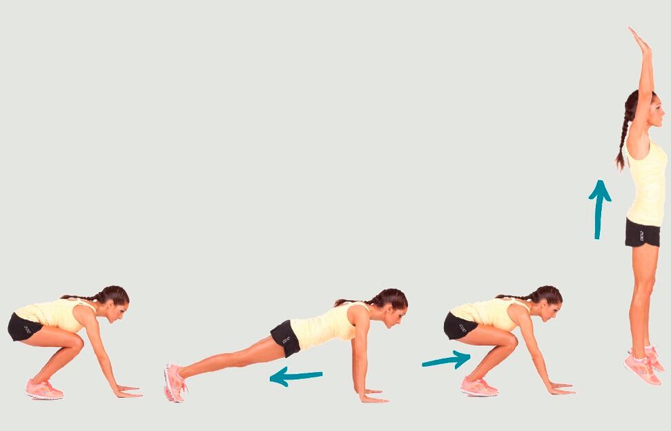 Burpee para um treino corporal abrangente